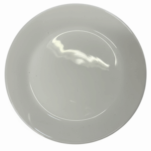 Assiette plate blanche 19 cm